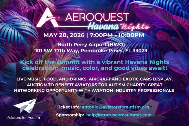 Aviators for Autism Partners with Aerosummit 2026